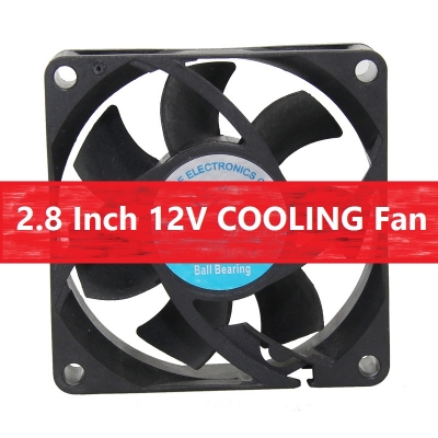 Picture of 7025 FAN 12V COOLING Fan 2.8 Inch Cooling Fan 70mm Fan Heatsink Cooler Cooling Fan 12V DC Fan 70x70x25mm Heat Dissipation Mini Fans With Cables