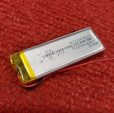 Picture of BEST Quality 3.7V 500mAh Battery 60x20x4mm 3.7V Rechargeable Battery 3.7V Battery