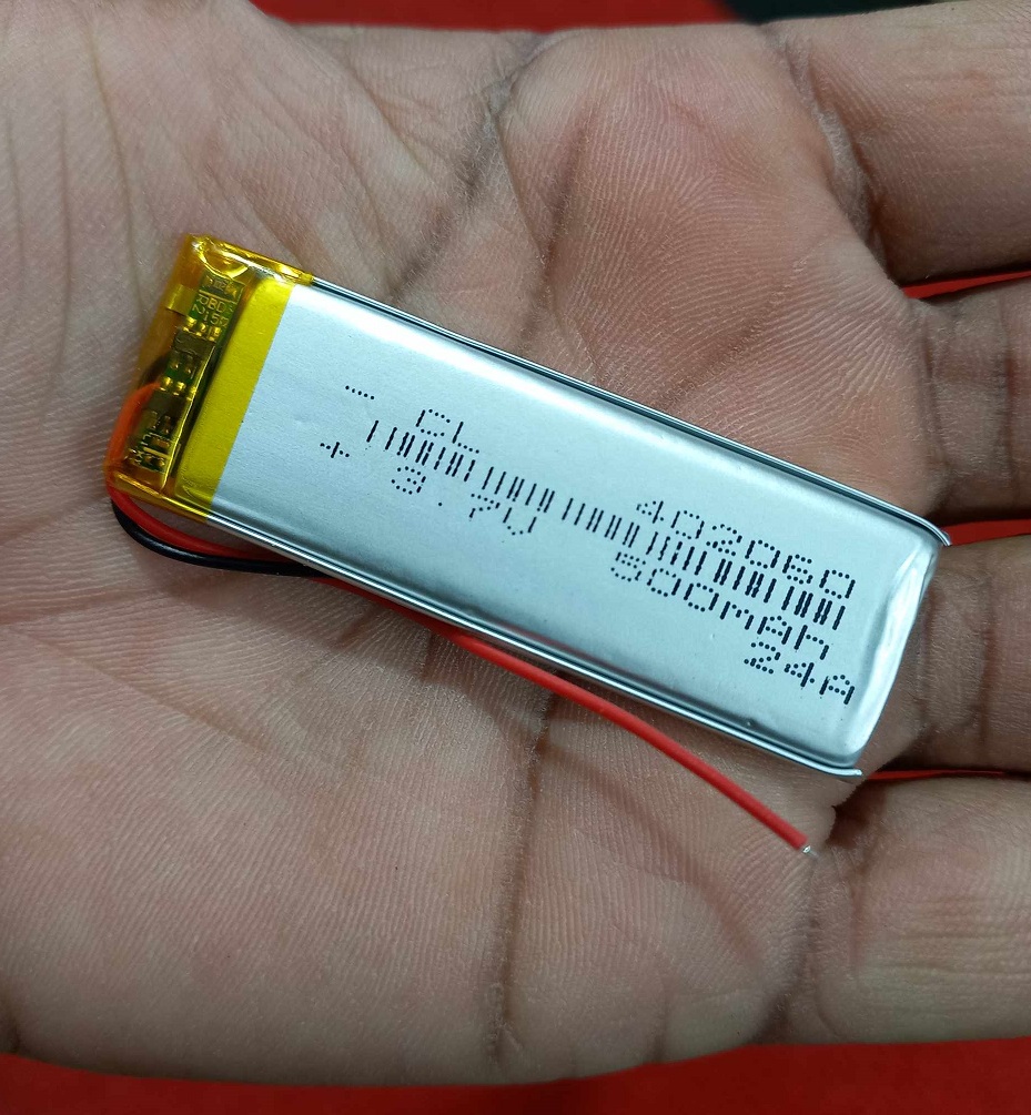 Picture of BEST Quality 3.7V 500mAh Battery 60x20x4mm 3.7V Rechargeable Battery 3.7V Battery