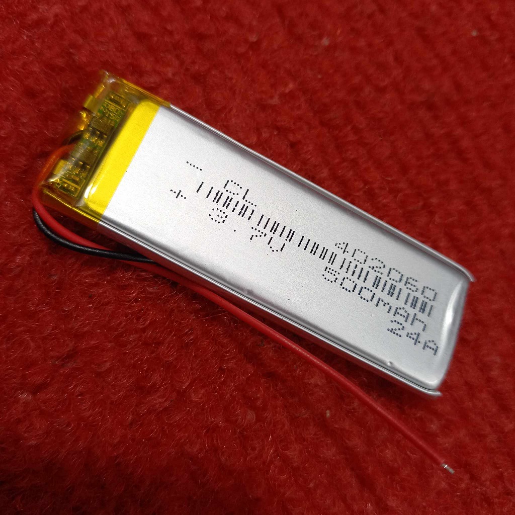 Picture of BEST Quality 3.7V 500mAh Battery 60x20x4mm 3.7V Rechargeable Battery 3.7V Battery