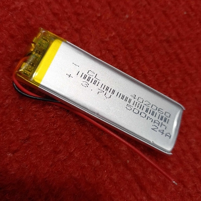 Picture of BEST Quality 3.7V 500mAh Battery 60x20x4mm 3.7V Rechargeable Battery 3.7V Battery