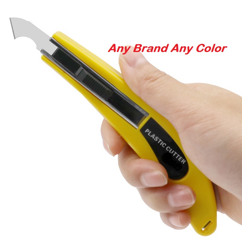Picture of Pvc Acrylic Plastic Sheet Perspex Cutter Hook Cutting Tool With 2 Spare Free Blades