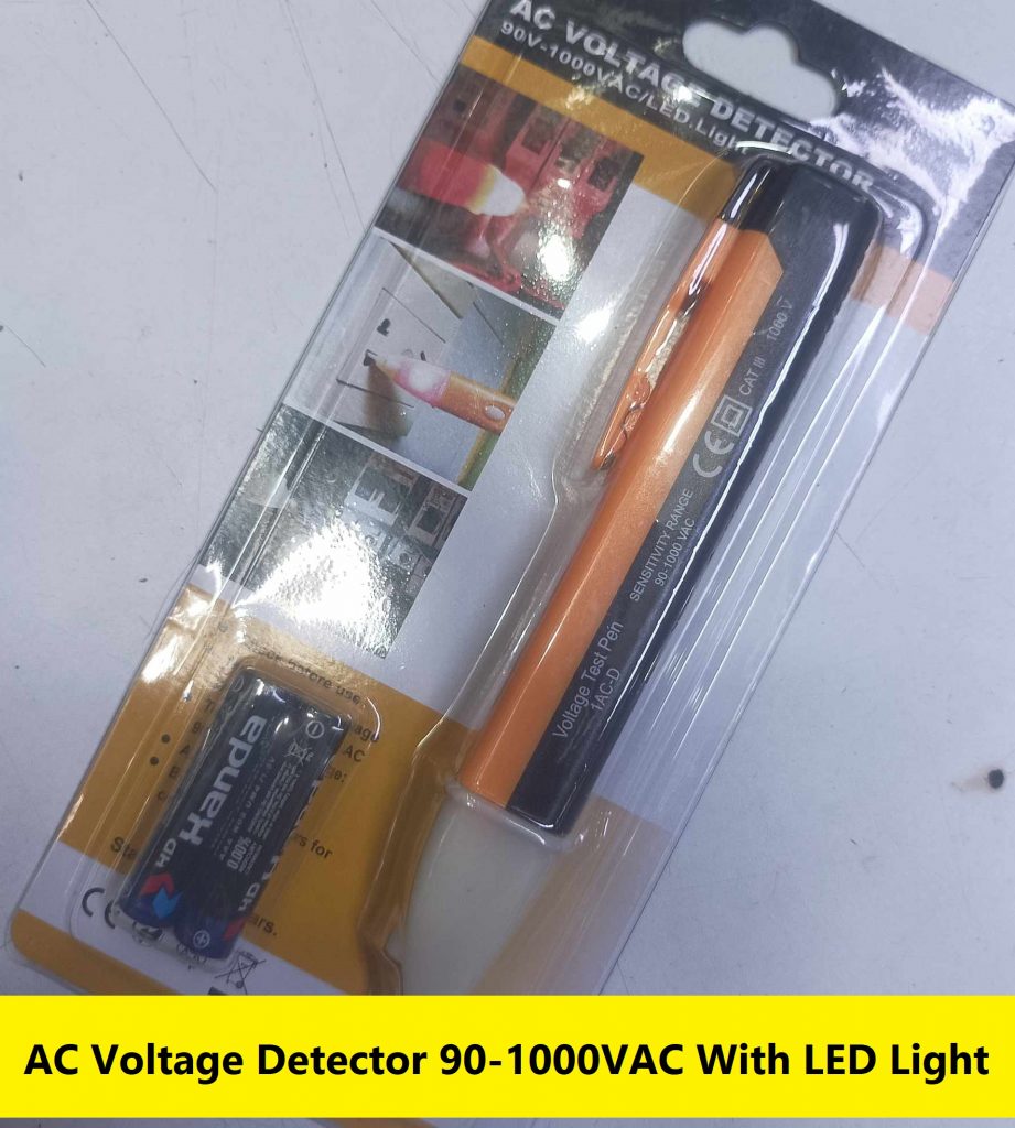 Picture of AC Voltage Detector 1AC-D Plastic AC 90V-1000V Voltage Tester Detector Pencil Multifunction Test Pen With LED