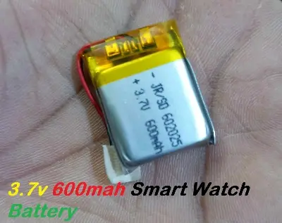 Picture of Smart Watch  Battery 3.7V 600mAh Battery 3.7V Battery Size 20x25x6mm Rechargeable Battery 3.7V Battery For Bluetooth Headphone Batteries
