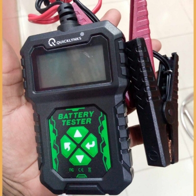 Picture of QUICK-LYNKS High Precision 12V Car Battery Tester Analyzer Circuit Tester Cranking Charge Test CCA Voltage Vehicle Boat Truck Battery Test 100 To 2000CCA Digital 12V Battery Tester Tools