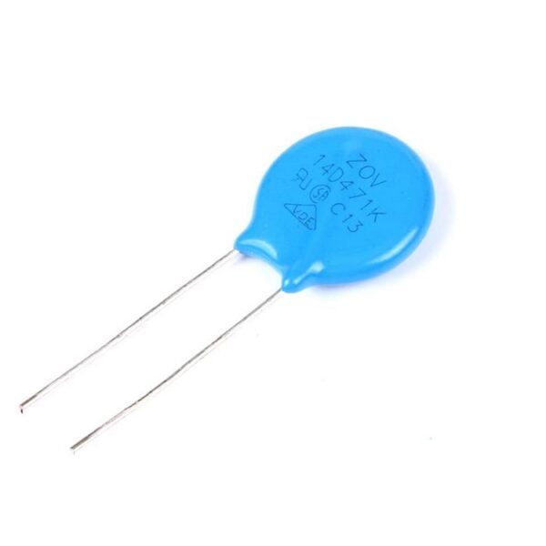 Picture of 2Pcs- MOV 14D471K MOV 14D-471K Disk Type Metal Oxide Varistor ZOV For Power Supply ZOV 2 Pin Leads 14D471 MOV