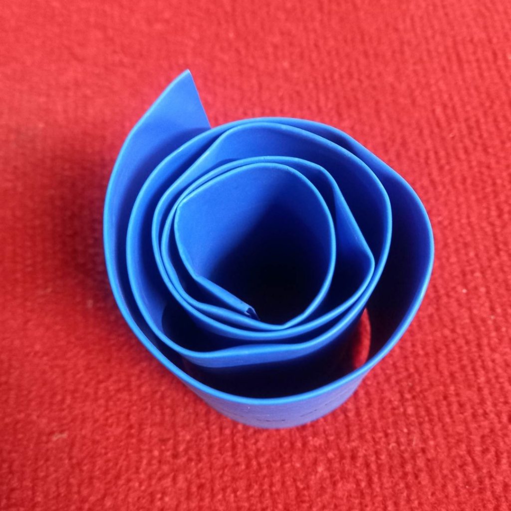 Picture of 2 Feet- 50mm Heat Shrink Tube 50mm Blue / Black / Yellow Any Color Heatshrink Tube Tubing Shrinkable Wrap Wire Cables Sleeve Set Wire DIY Cable Connector Repairs