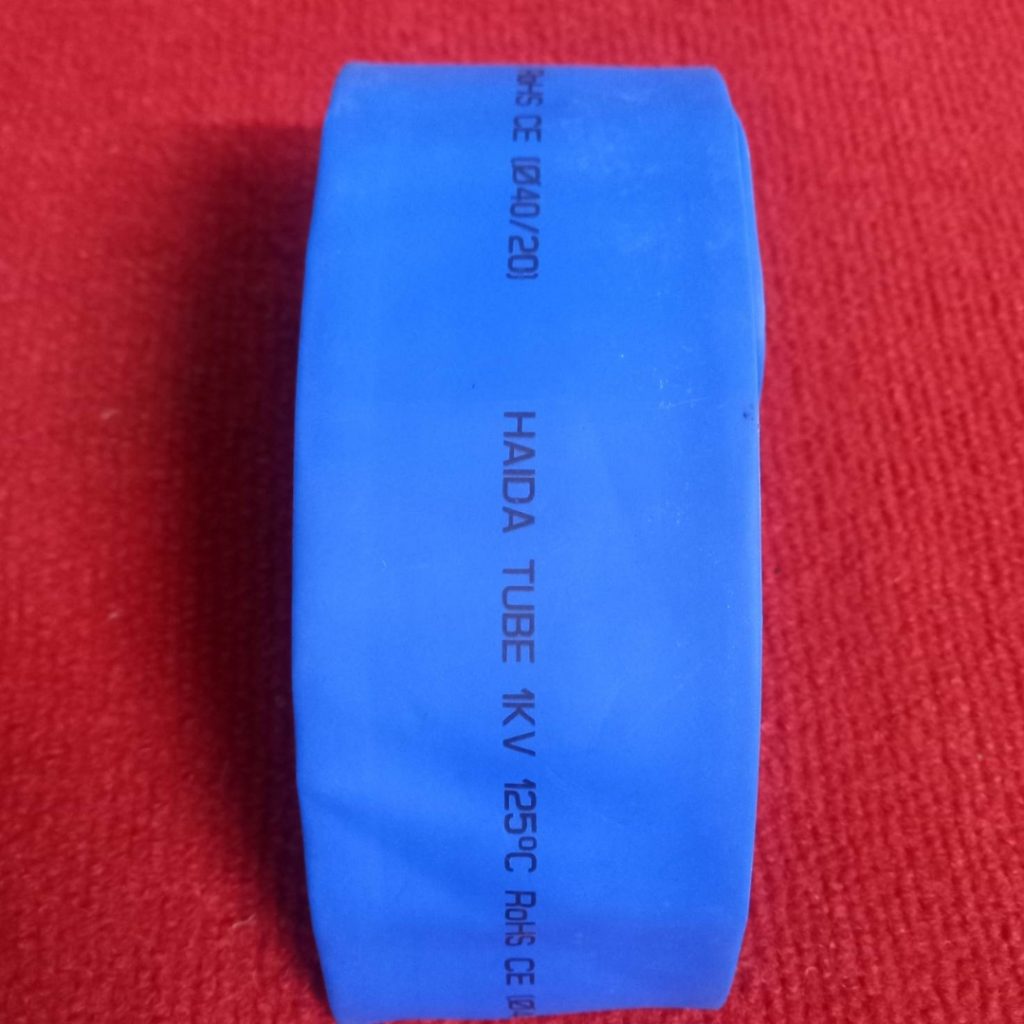 Picture of 2 Feet- 40mm Heat Shrink Tube 40mm Blue / Black / Yellow Any Color Heatshrink Tube Tubing Shrinkable Wrap Wire Cables Sleeve Set Wire DIY Cable Connector Repairs