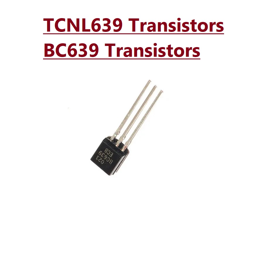 Picture of 3Pcs- TCNL639 Transistors BC639 Transistors 100V 1A 3 Pin Leads General Purpose Transistors TO-92 Package 639 Transistor