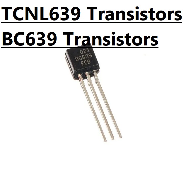 Picture of 3Pcs- TCNL639 Transistors BC639 Transistors 100V 1A 3 Pin Leads General Purpose Transistors TO-92 Package 639 Transistor