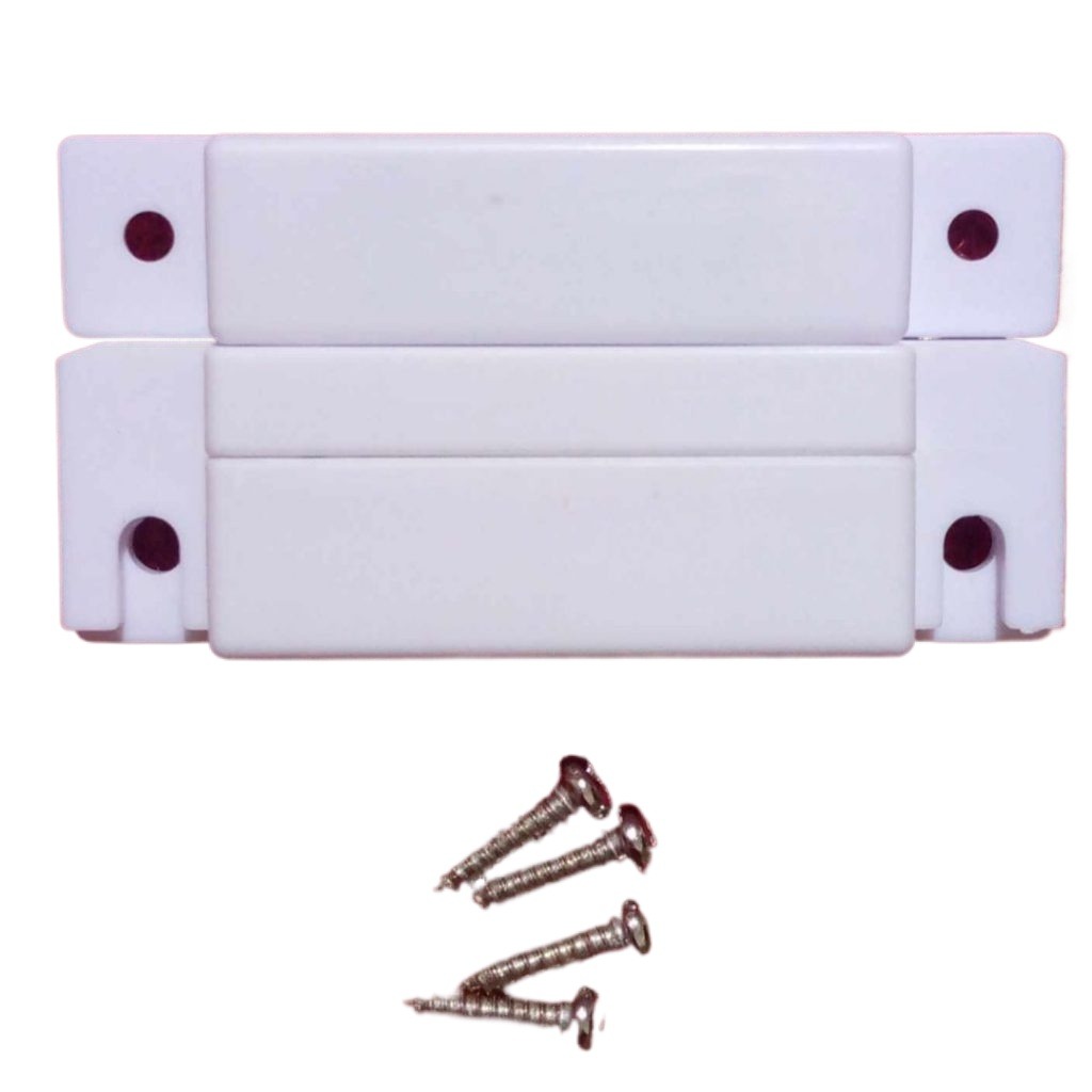 Picture of 1Pair- MC31 Contact Reed Switches MC-31 Wired Magnetic Door Window Contact Reed Switch Magnetic Sensor Door Window Security Alarm System NC Normally Open Magnetic Switches Surface Mount