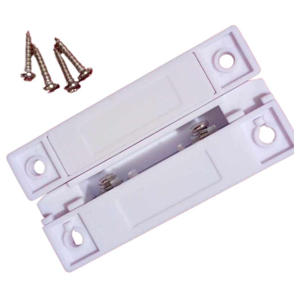 Picture of 1Pair- MC31 Contact Reed Switches MC-31 Wired Magnetic Door Window Contact Reed Switch Magnetic Sensor Door Window Security Alarm System NC Normally Open Magnetic Switches Surface Mount