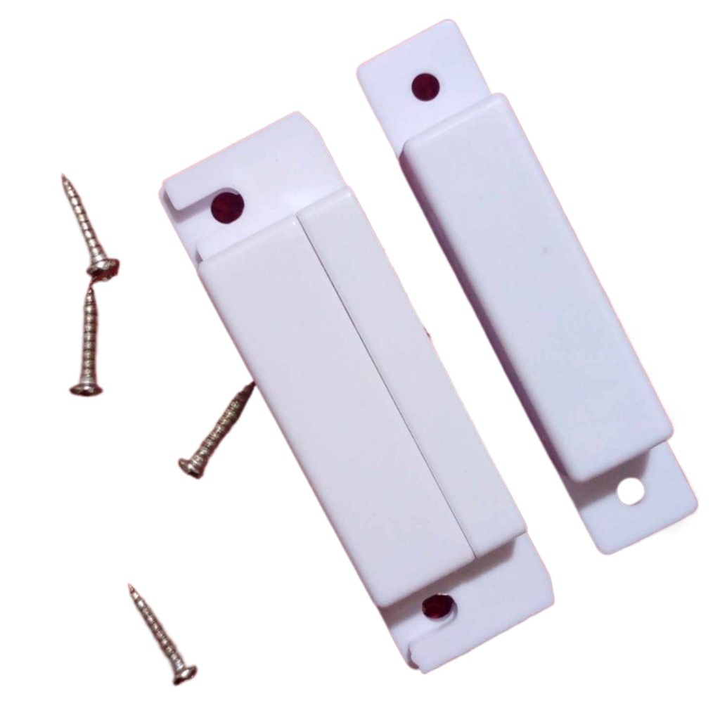Picture of 1Pair- MC31 Contact Reed Switches MC-31 Wired Magnetic Door Window Contact Reed Switch Magnetic Sensor Door Window Security Alarm System NC Normally Open Magnetic Switches Surface Mount
