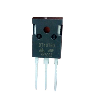 Picture of BT40T60 Transistor 40T60 TO-3P 40A 600V Power Transistor 40T60 MOSFET 3 Pin Leads BT40T60 IGBT Transistor