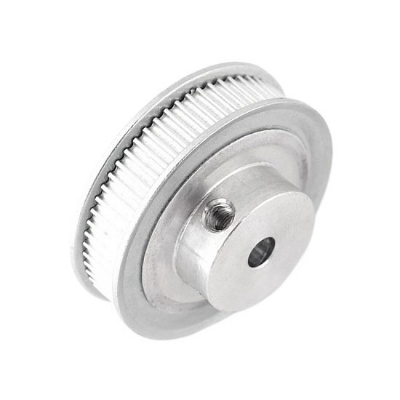 Picture of 60 TEETHS 5mm PULLEY 5mm Shaft Hole Aluminum GT2 Timing 5mm Bore Shaft Pulley 6mm Belt For CNC Machine 3D Printer Gear Motor Parts Puli 5mm Pulley 60 Tooth