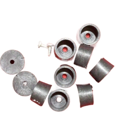 Picture of 12Pcs– 12mm Round Rubber Feet Non Slip Rubber Bumper Feet With M3 Screw For Electrical Appliance IPS UPS Box Leg