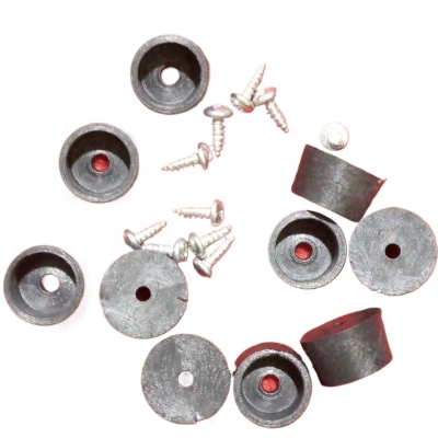 Picture of 12Pcs– 12mm Round Rubber Feet Non Slip Rubber Bumper Feet With M3 Screw For Electrical Appliance IPS UPS Box Leg
