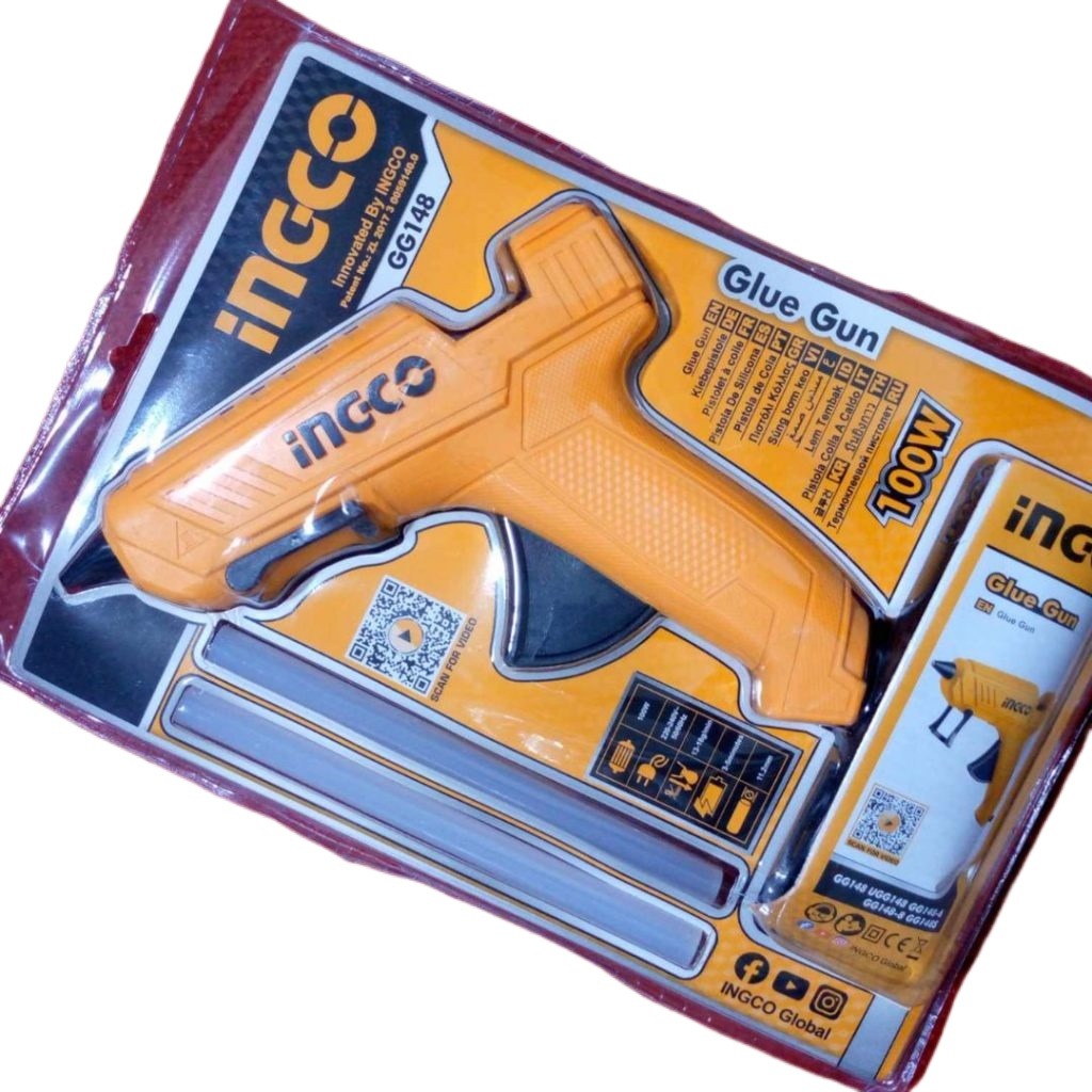 Picture of IN-GCO GG148 Electric Glue Gun 100W AC 220V Glue Machine For 100W Glue Gun Tools Sets 10mm Glue Sticks 100W Constant Temperature