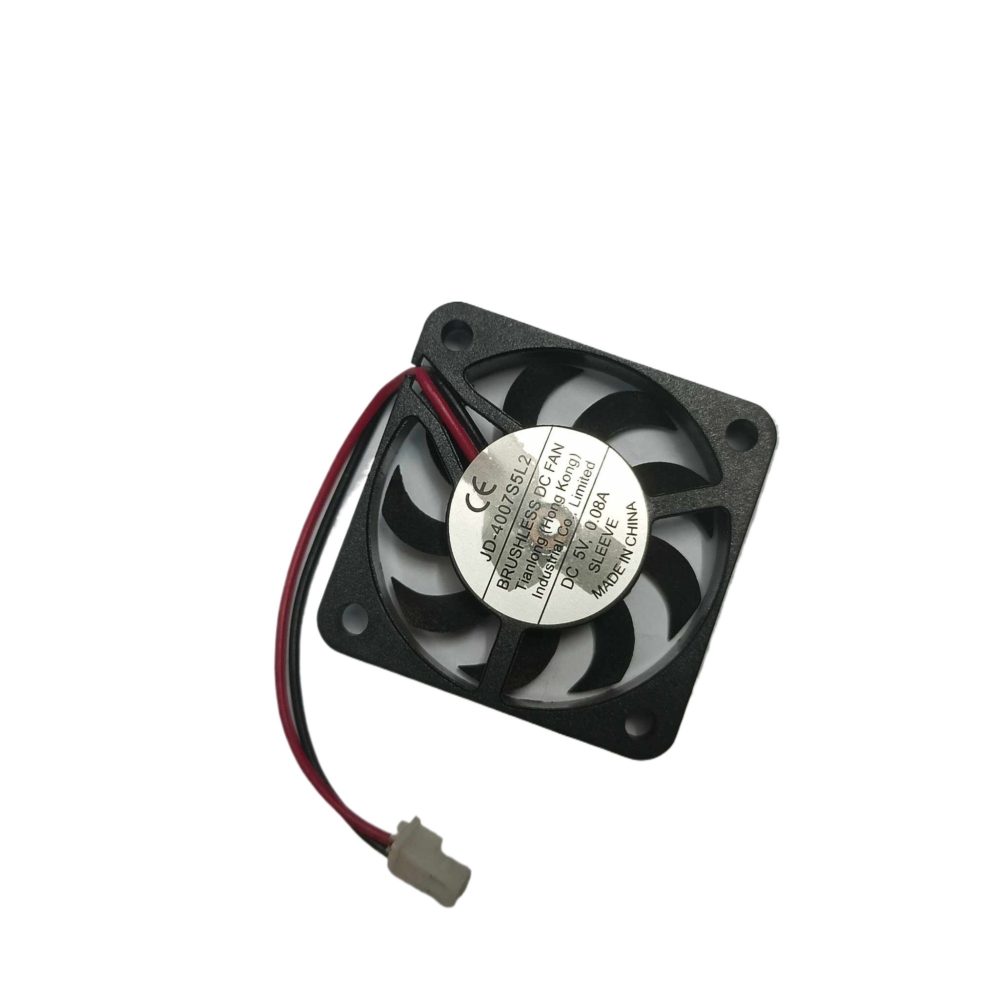 Picture of Low Price High Quality 5V Fan JD-4007S5L2 5V DC Fan 40x40x07mm 5V COOLING Fan 1.5 Inch Cooling Fan Sleeve Bearing Lower Noise Level Brushless 4007 40mm Mini Fans