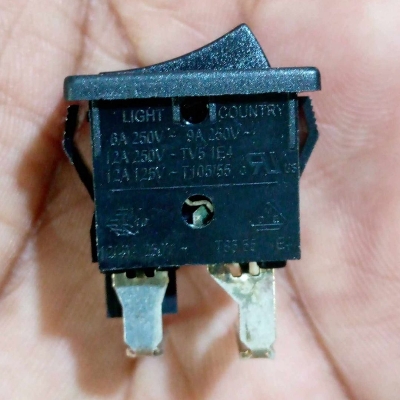 Picture of Angle Type Pin ON OFF Delay Switch TV51E4 DPST 6A 9A 12A 220V 4 Pins Switches 12A 250V AC For General Purpose