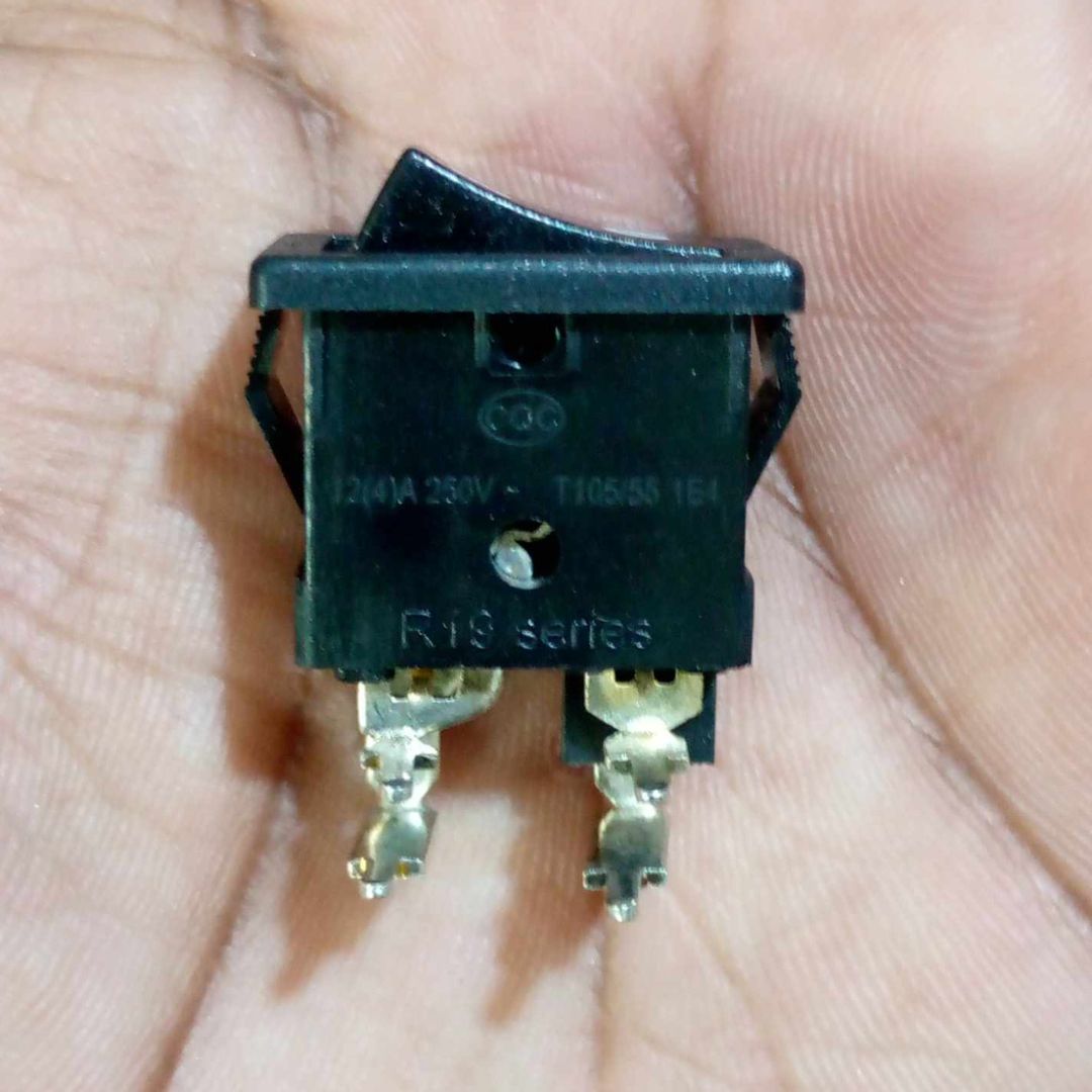 Picture of Angle Type Pin ON OFF Delay Switch TV51E4 DPST 6A 9A 12A 220V 4 Pins Switches 12A 250V AC For General Purpose