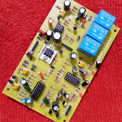 Picture of Better Quality IPS OSCILLATION 3 Relay 600VA-800VA GLASS FIBER Board IPS Inverter Oscillation Control Board Circuit DC 12V To AC 220V Output Square Wave With Charging Overload Protection Inverter Motherboard