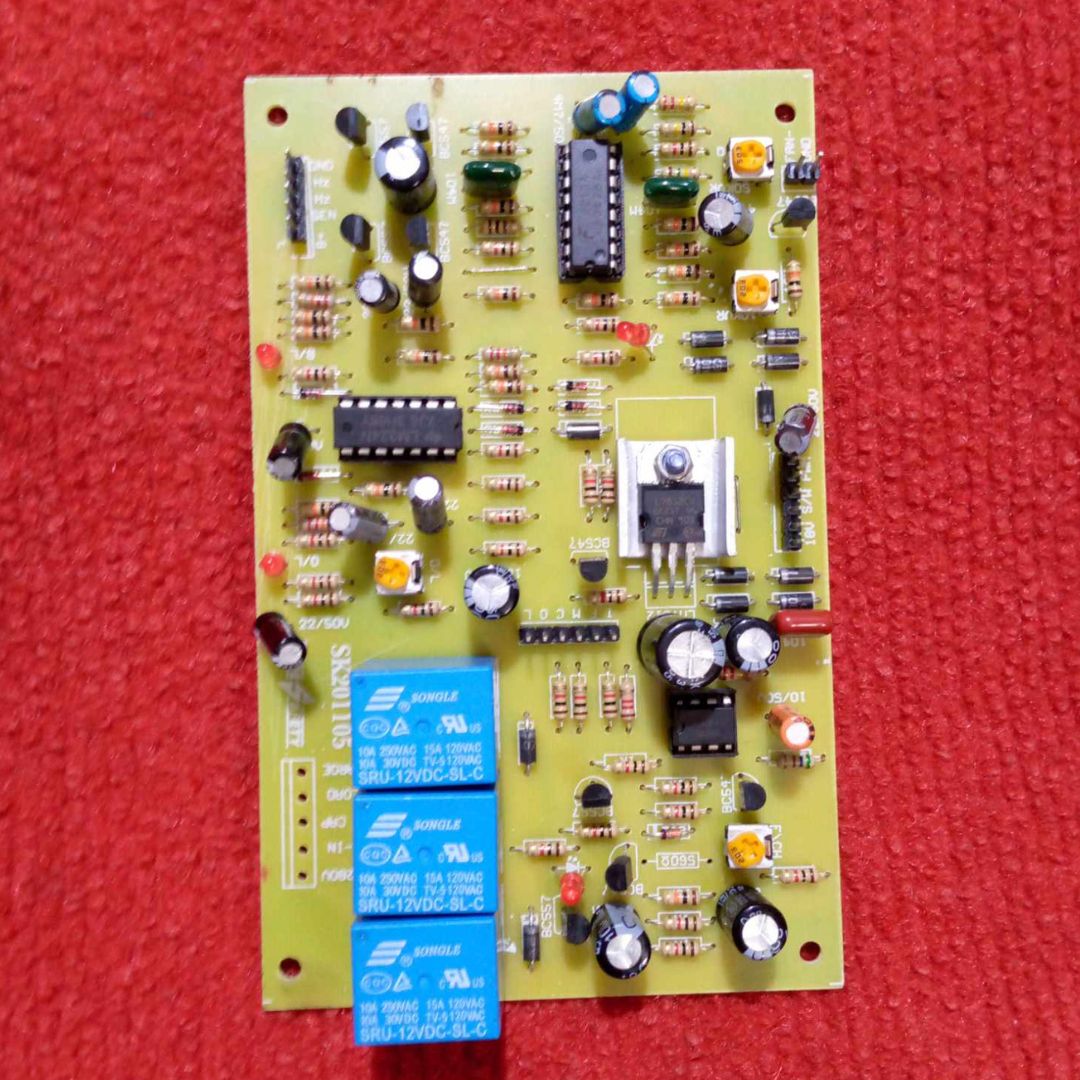 Picture of Better Quality IPS OSCILLATION 3 Relay 600VA-800VA GLASS FIBER Board IPS Inverter Oscillation Control Board Circuit DC 12V To AC 220V Output Square Wave With Charging Overload Protection Inverter Motherboard