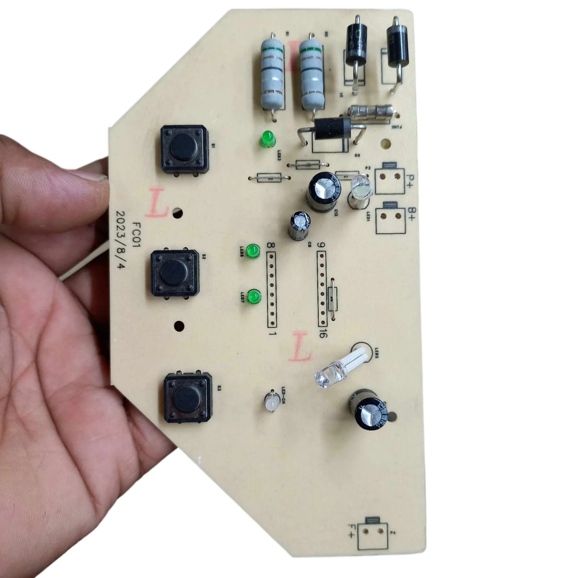 Picture of WALTON Charger Fan Circuit AC DC Fan Circuit For AC DC Charger Fan AC DC Rechargeable Fan Circuit For Walton Charger Circuit Charging Control Fan Circuit Board For Mini Fans