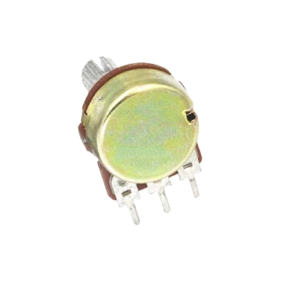 Picture of 3Pcs- 3 Pin 20K Potentiometer Panel Mount 20K Ohm 1/2W 3 Terminal Leads Single Gang Linear Taper Rotary Potentiometer 20K Variable Resistor 20K Volume Pot Switches