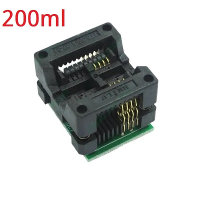 Picture of 200mil SOIC8 SOP8 To DIP8 Programmer Adapter Socket Converter 200mil Wide Chip Wide Body Seat Wide 200mil Programmer Adapters Socket  EEPROM Flash 8 Pin SMD Programming Module