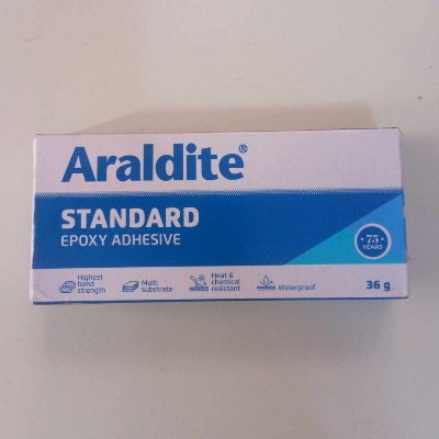 Picture of ORGINAL INDIAN 36gm Araldite Epoxy Standard Epoxy Adhesive 36gm Araldite Glue Cement Araldite Gum Use For Plastic Rubber Ceramic Wood Glass