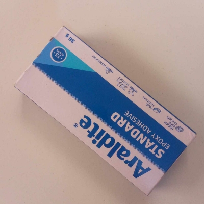 Picture of ORGINAL INDIAN 36gm Araldite Epoxy Standard Epoxy Adhesive 36gm Araldite Glue Cement Araldite Gum Use For Plastic Rubber Ceramic Wood Glass