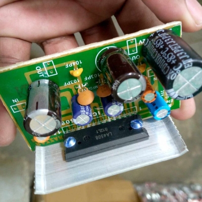 Picture of Small Board INDIAN PCB LA4508 Amplifier Circuit Board 8W Amplifier Circuit For 8W Speaker LA4508 Amplifier Board Mono Amplifiers Power 9-12V LA4508 Subwoofer Audio Amplifier Circuit