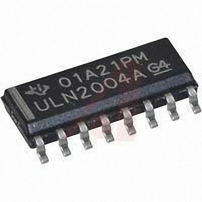 Picture of SMD IC ULN2004 Transistor IC Array DIP-16 16 Pin SMD Leads Dual In Line Package Chip ULN2004 IC 2004 IC