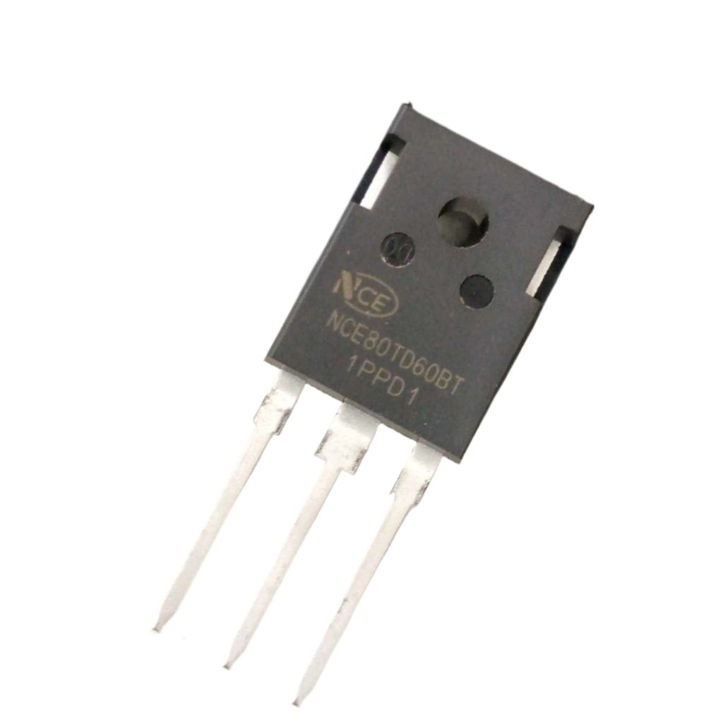 Picture of NCE80TD60BT IGBT NCE80TD60 80TD60 IGBT 80A 600V IGBT Transistor TO-247 Switching Power N-Channel Transistor NCE80TD60BT IC 3 Pin Leads MOSFET