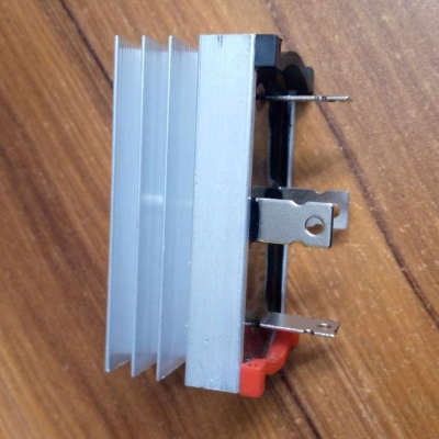 Picture of ORGINAL 4 Pin BRIDGE Rectifier QL100A 1000V Three Phase Diode DC To AC Power Rectifier Silicon Full Wave Diode 4 Terminal Leads 100A Bridge Rectifier With Heatsinks Cap 1000 Bridge Rectifier