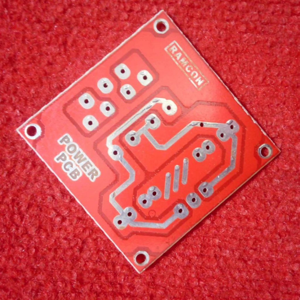 Picture of EMPTY Board 2 Capacitor BLANK Board Filter Circuit For 2 Capacitor Board INDIAN PCB Transformer Filter Empty Circuit Board Adapters 2 Capacitor Filter Circuit