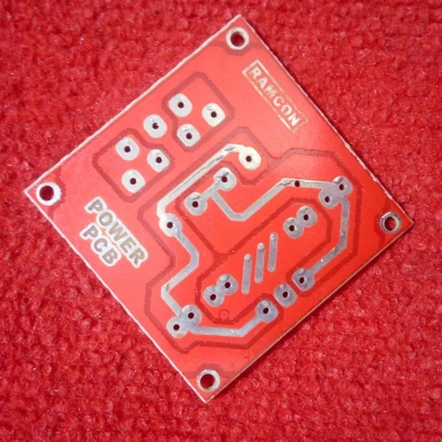 Picture of EMPTY Board 2 Capacitor BLANK Board Filter Circuit For 2 Capacitor Board INDIAN PCB Transformer Filter Empty Circuit Board Adapters 2 Capacitor Filter Circuit