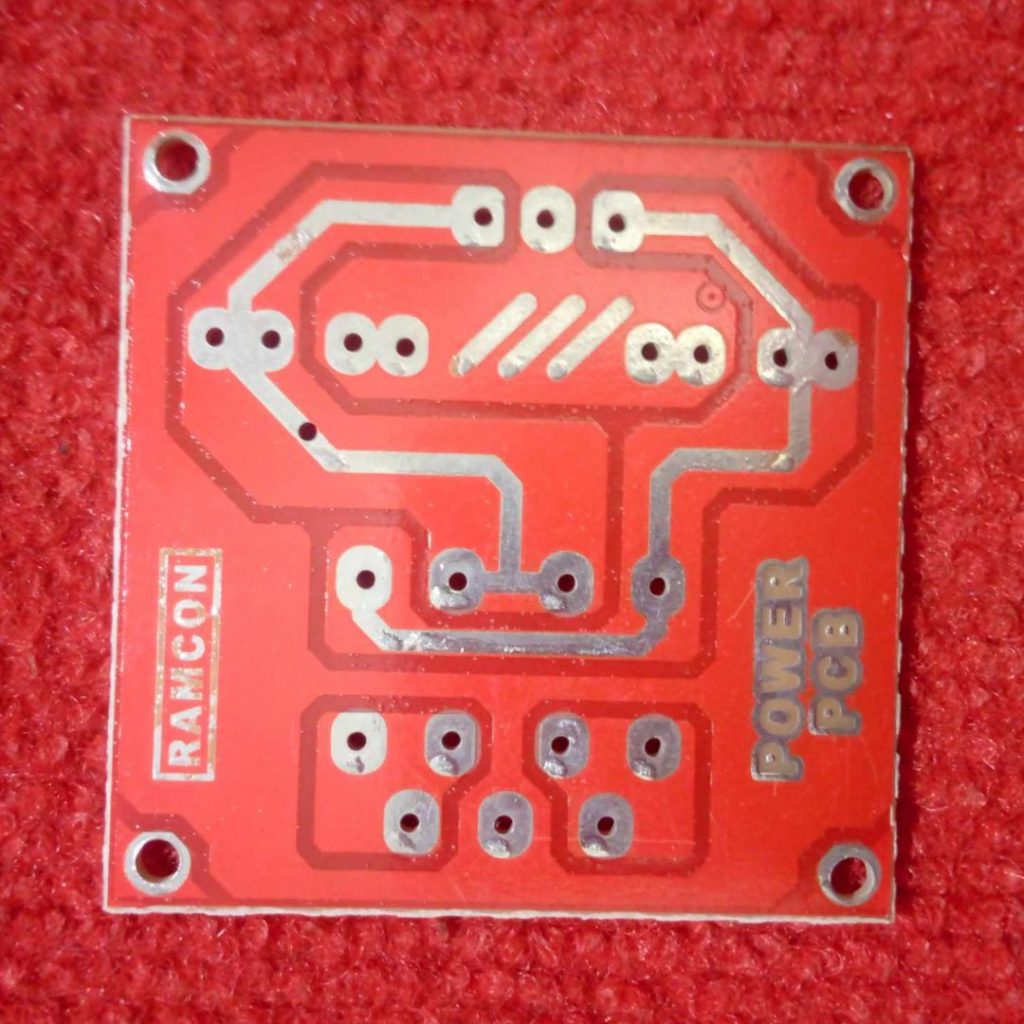 Picture of EMPTY Board 2 Capacitor BLANK Board Filter Circuit For 2 Capacitor Board INDIAN PCB Transformer Filter Empty Circuit Board Adapters 2 Capacitor Filter Circuit