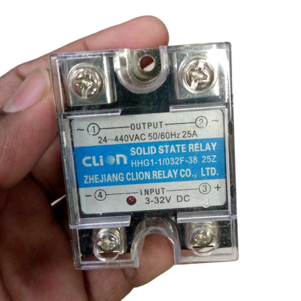 Picture of 25A Single Phase Solid State Relay INPUT 3-32VDC OUTPUT 24-440VDC DC-AC SSR Voltage Regulator RELAY 25A  Solid State Relay Switches Voltage Regulator Adapters