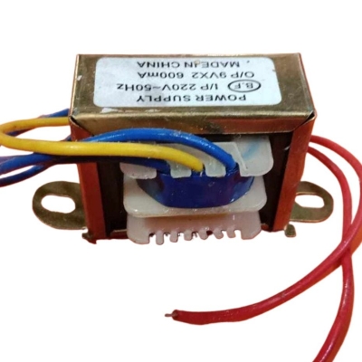 Picture of 9V 600mAh Transformer Power Supply 600mAh Transformer Charger Adapters 220V To 9V Transformers 9-0-9V 600mAh AC To DC Transformer 9 0 9V Step Down Transformers Adapders