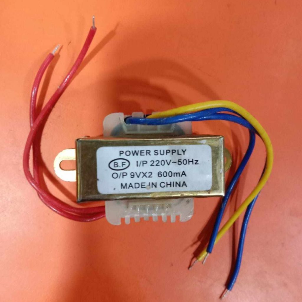 Picture of 9V 600mAh Transformer Power Supply 600mAh Transformer Charger Adapters 220V To 9V Transformers 9-0-9V 600mAh AC To DC Transformer 9 0 9V Step Down Transformers Adapders