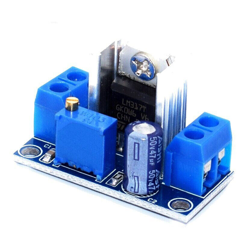 Picture of LM317 Module LM317 DC-DC Converter Buck Step Down Module Regulator LM317 Adjustable Voltage Regulator Power Supply Adapters LM317 Voltage Regulator