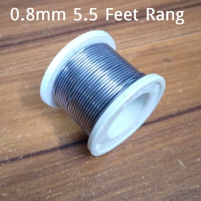 Picture of 5 CORE 0.8mm 5.5 FEET Soldering Lead Rang 5.5 Feet Soldering Rang Leads Tatal Iron Lead Soldering Wire Lead Cables Solder Wire 0.8mm Soldering Lead Tin Wire Reel