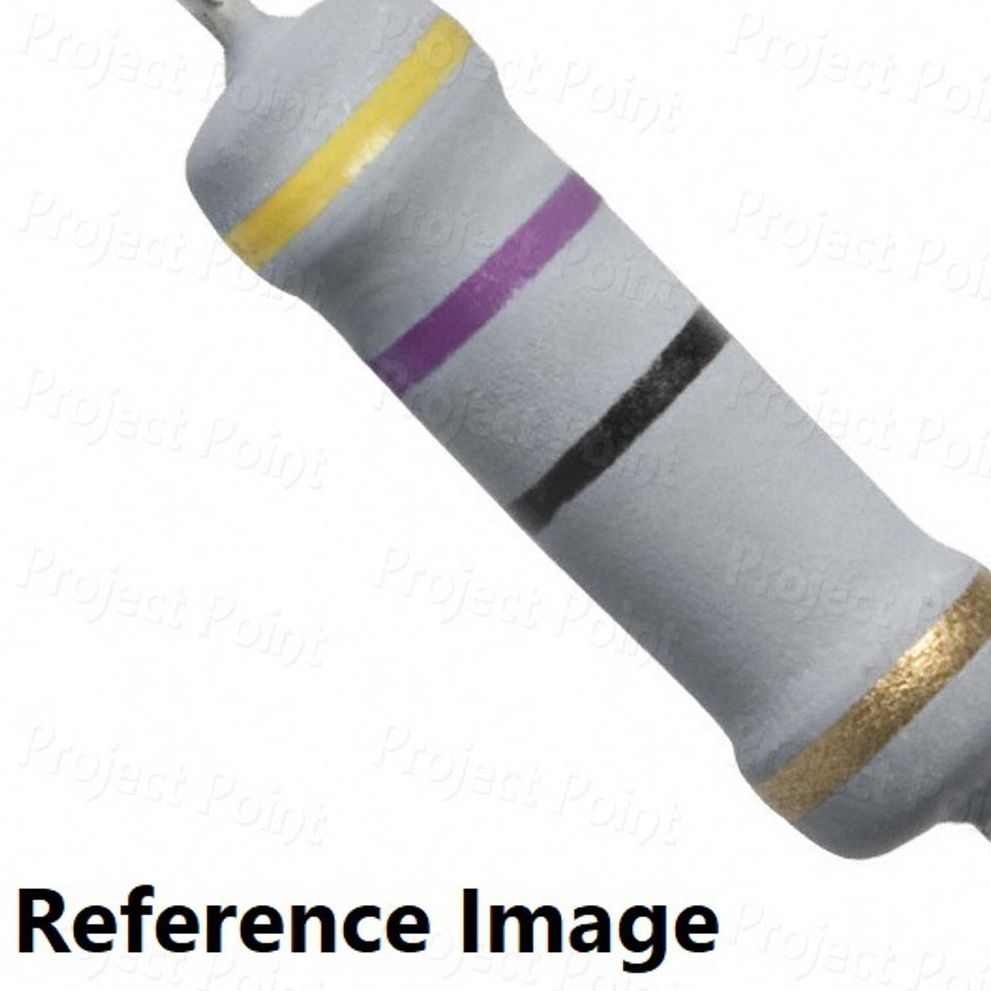 Picture of 10Pcs - 2W 150K Resistor Power Resistor 2W 150K Ohm Resistor Metal Film Resistor 2W 150K Resistor Metal Oxide Film Leads ±5% Tolerance 2 Pin Leads 150K 2W Resistor