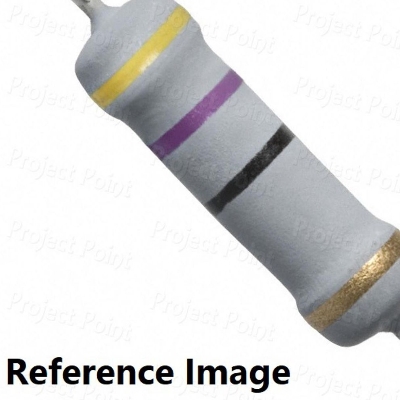 Picture of 10Pcs - 2W 150K Resistor Power Resistor 2W 150K Ohm Resistor Metal Film Resistor 2W 150K Resistor Metal Oxide Film Leads ±5% Tolerance 2 Pin Leads 150K 2W Resistor