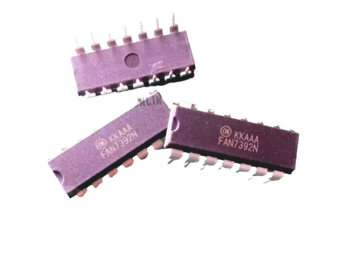 Picture of FAN7392 High Current Gate Drive 7392 IC DIP 14 Pin Leads Fan 7392 Chip FAN7392 High And Low-Side Gate-Drive IC DIP-14 Package