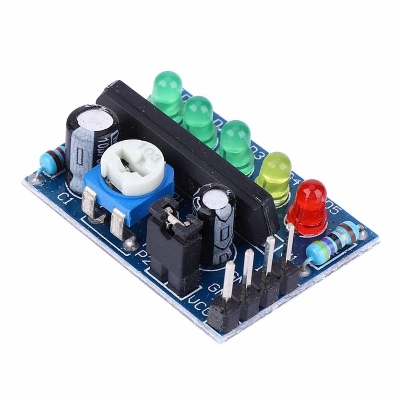 Picture of KA2284 Power & Audio Level Indicator Module KA2284 Power Level Indicator Module KA2284 Sound Level Indicator 3.5V-12V LED Battery Indicator Adapters