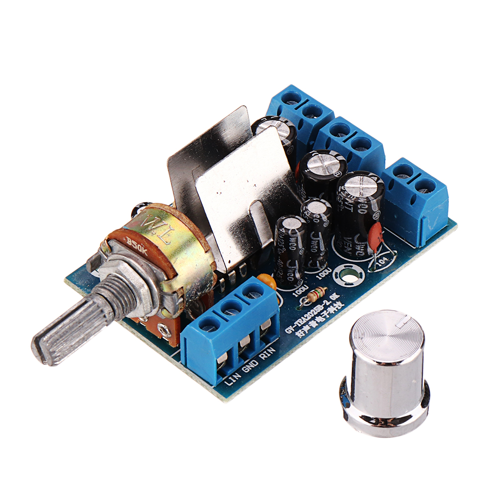 Picture of TEA2025B Double Sound Port Plate 2.0 Computer Speaker Port HiFi Mini Speaker Circuit Board 3W 3W 5-12V TEA2025 Amplifier Circuit Module Home Theaters TEA2025 Audio Amp Circuit