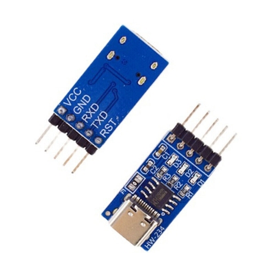 Picture of CH340 TYPE C Serial Port Module HW-234 CH340N TYPE-C Interface USB To TTL Serial Port Module CH340N DC 5V 3.3V 5 Pin Leads Header Type C USB To TTL CH340N Module Adapters